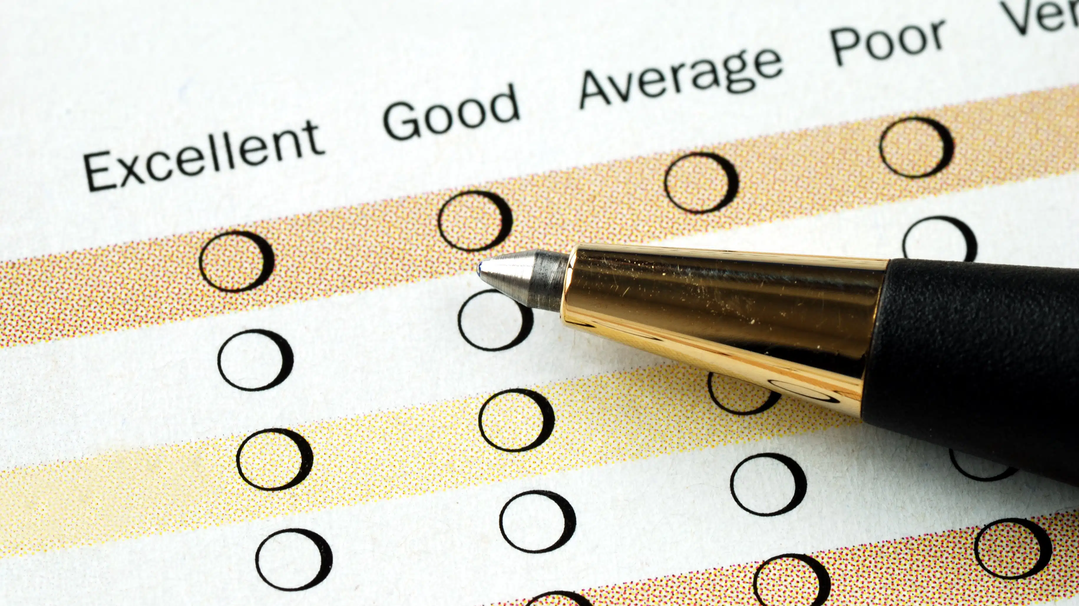 A pen rests on a Likert scale evaluation sheet - Drug And Alcohol Assessment What To Expect