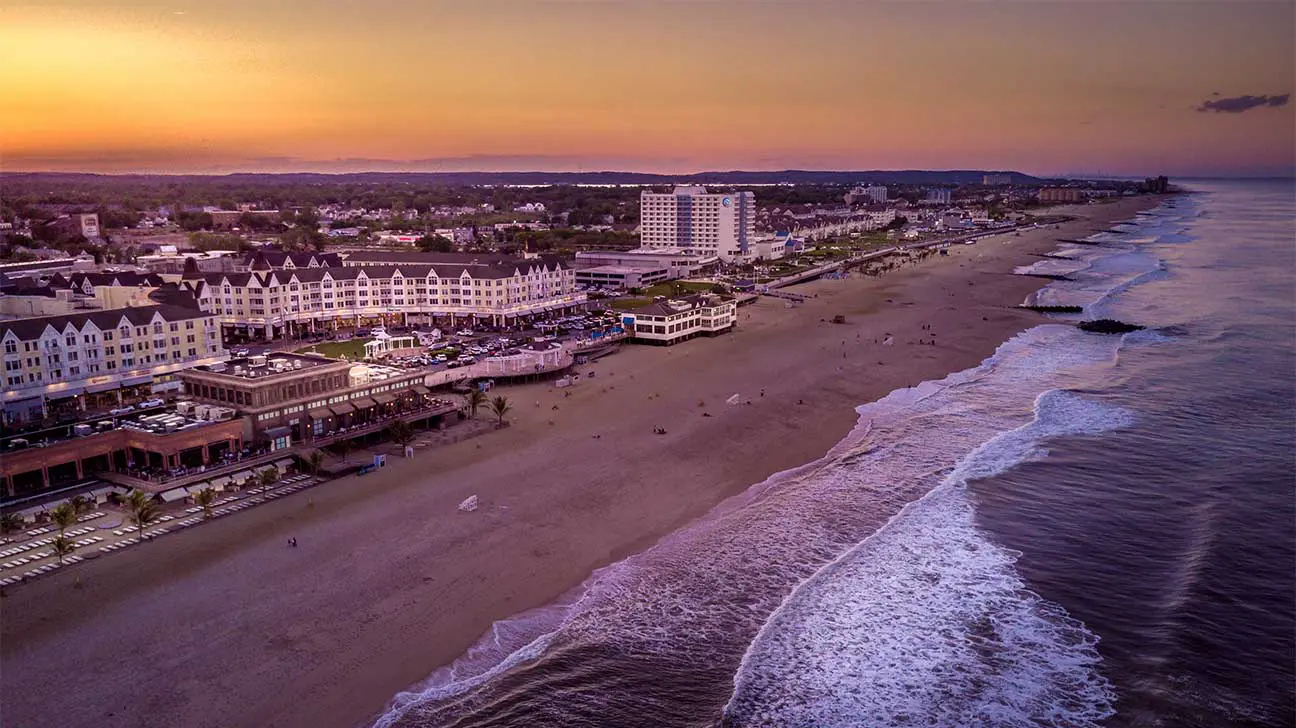 Long Branch NJ Beach in 4K 